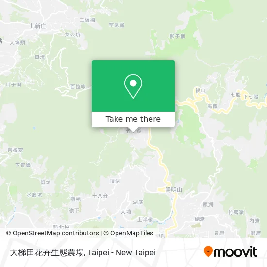 大梯田花卉生態農場 map