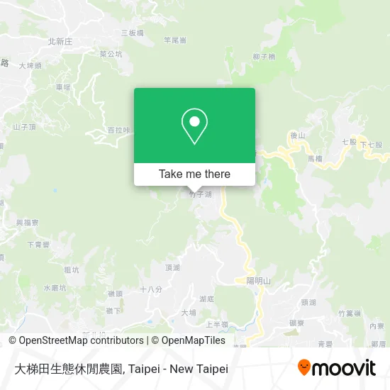 大梯田生態休閒農園 map