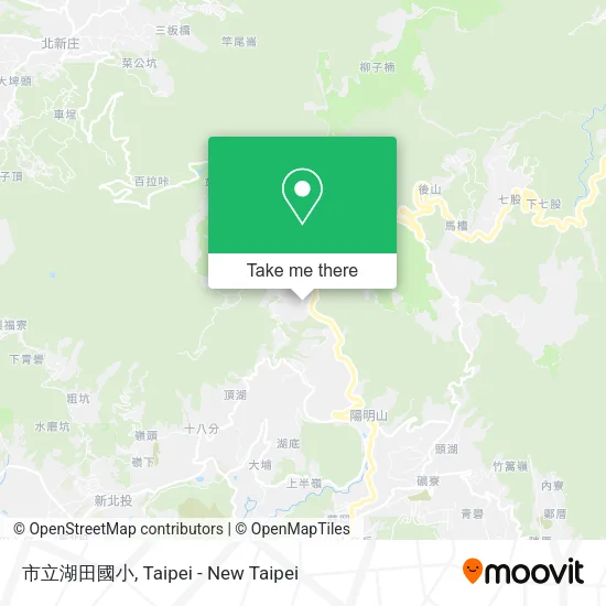 市立湖田國小地圖