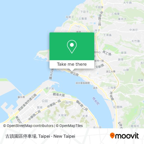 古蹟園區停車場 map