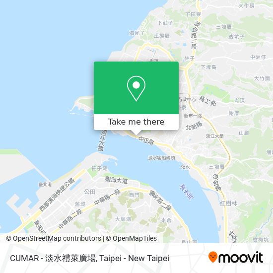 CUMAR - 淡水禮萊廣場 map