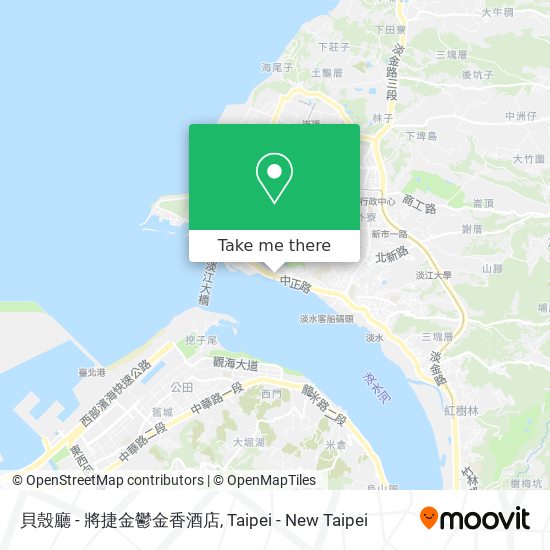 貝殼廳 - 將捷金鬱金香酒店地圖