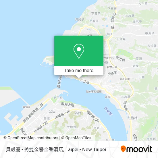 貝殼廳 - 將捷金鬱金香酒店地圖