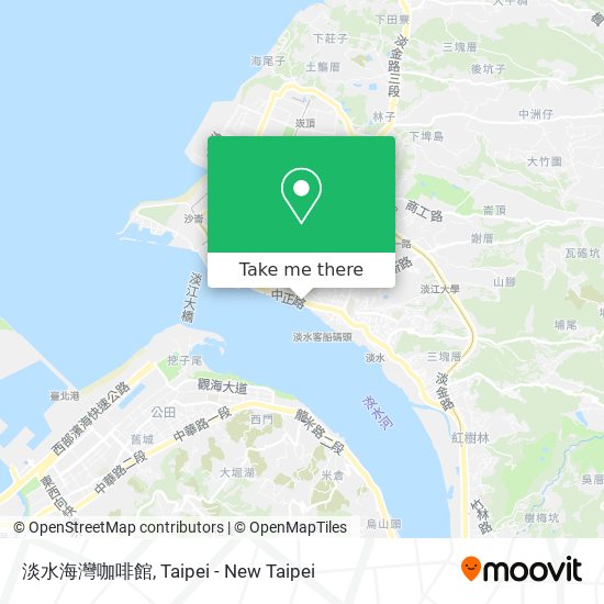 淡水海灣咖啡館 map