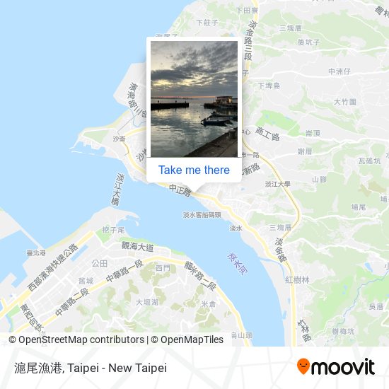 滬尾漁港 map