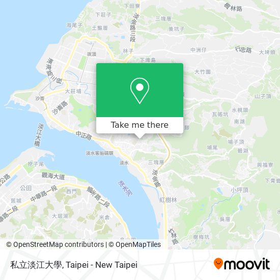 私立淡江大學 map