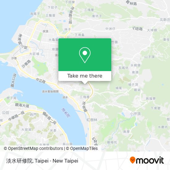 淡水研修院 map