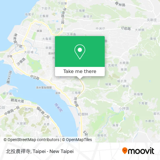北投農禪寺 map