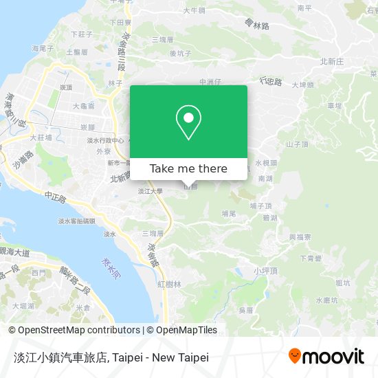 淡江小鎮汽車旅店 map