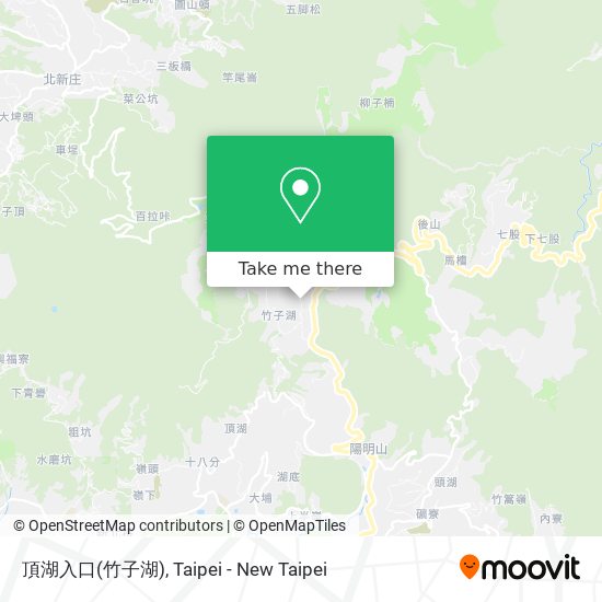 頂湖入口(竹子湖) map