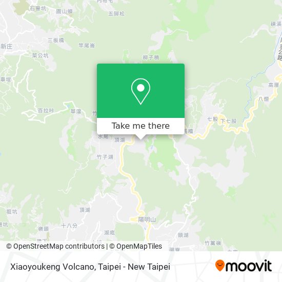 Xiaoyoukeng Volcano map