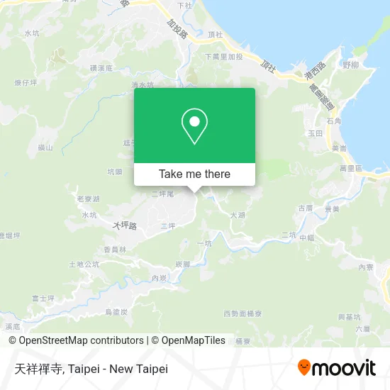 天祥禪寺 map