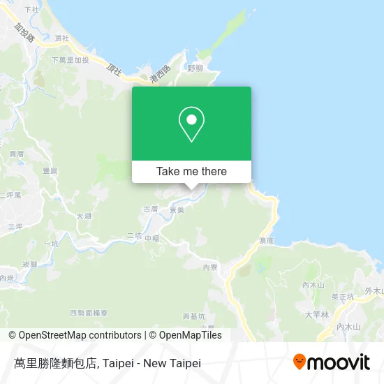 萬里勝隆麵包店地圖