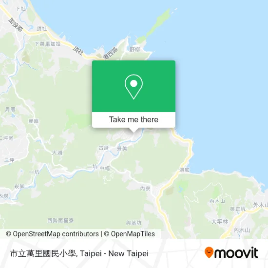 市立萬里國民小學地圖
