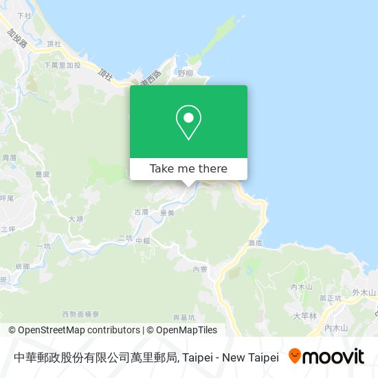 中華郵政股份有限公司萬里郵局 map