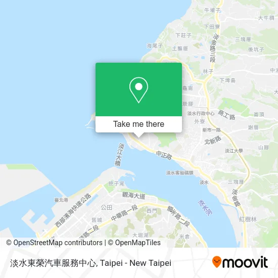 淡水東榮汽車服務中心地圖