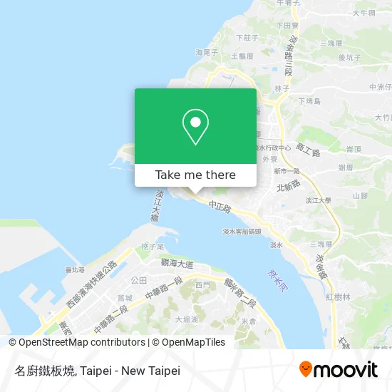 名廚鐵板燒 map