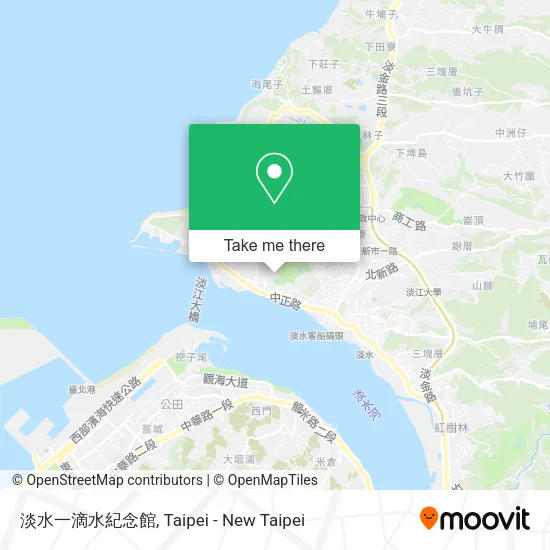 淡水一滴水紀念館地圖