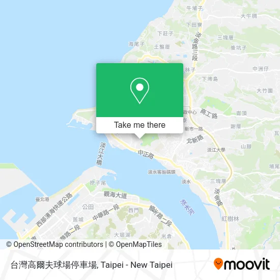 台灣高爾夫球場停車場地圖