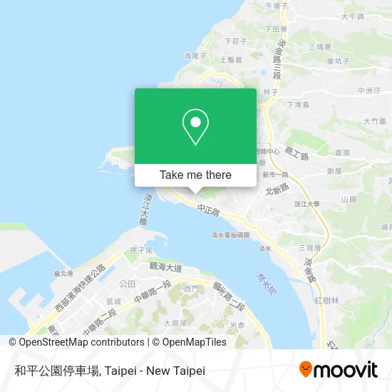 和平公園停車場地圖