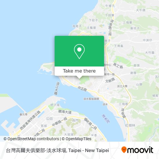 台灣高爾夫俱樂部-淡水球場 map