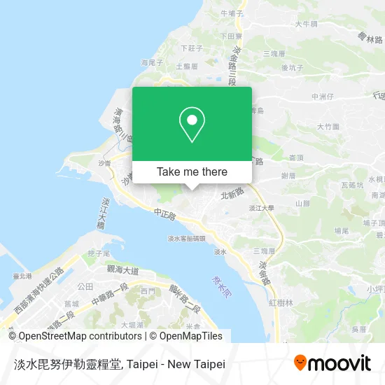 淡水毘努伊勒靈糧堂地圖