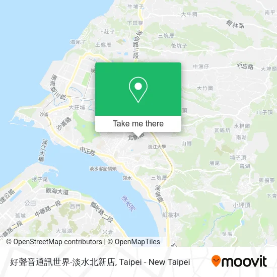 好聲音通訊世界-淡水北新店 map