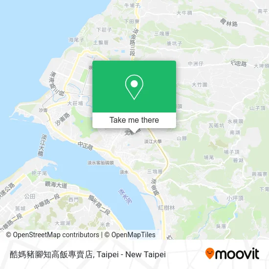 酷媽豬腳知高飯專賣店地圖