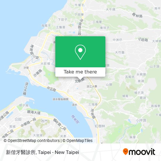 新偕牙醫診所地圖