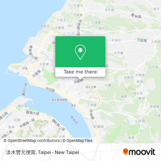 淡水豐元便當 map