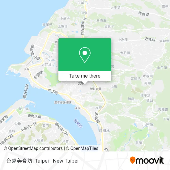 台越美食坊地圖