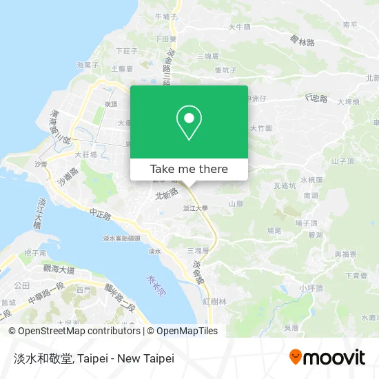 淡水和敬堂 map