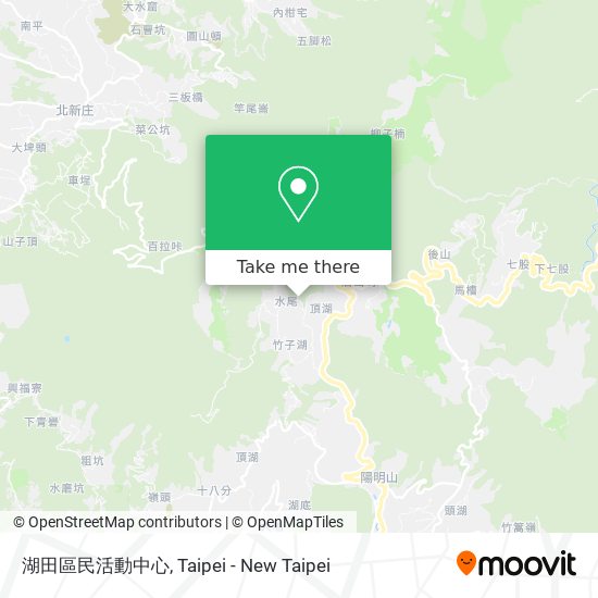 湖田區民活動中心地圖