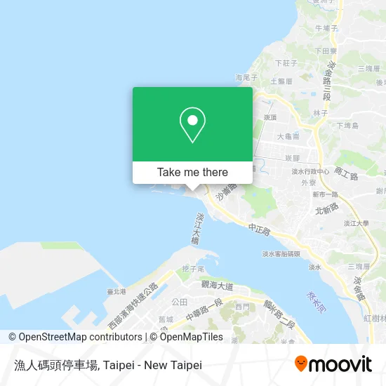 漁人碼頭停車場地圖