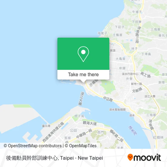 後備動員幹部訓練中心地圖