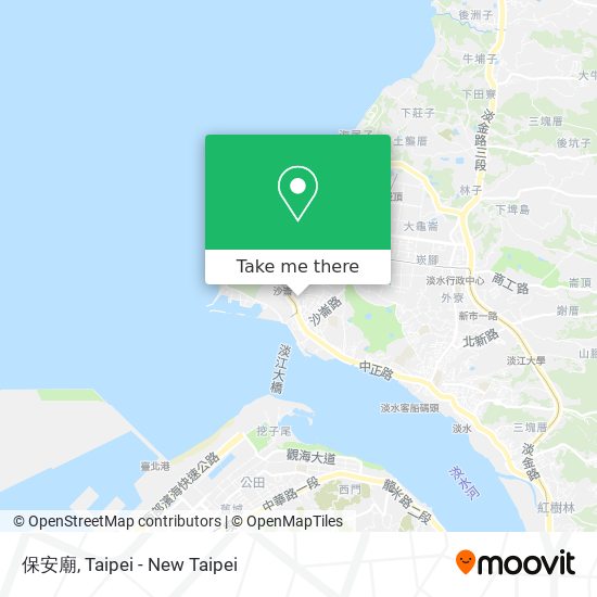 保安廟地圖