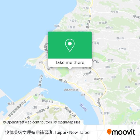 悅德美術文理短期補習班地圖