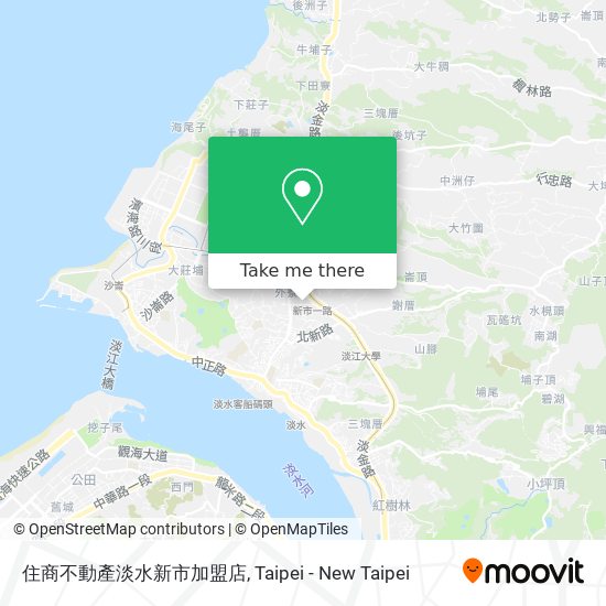 住商不動產淡水新市加盟店 map