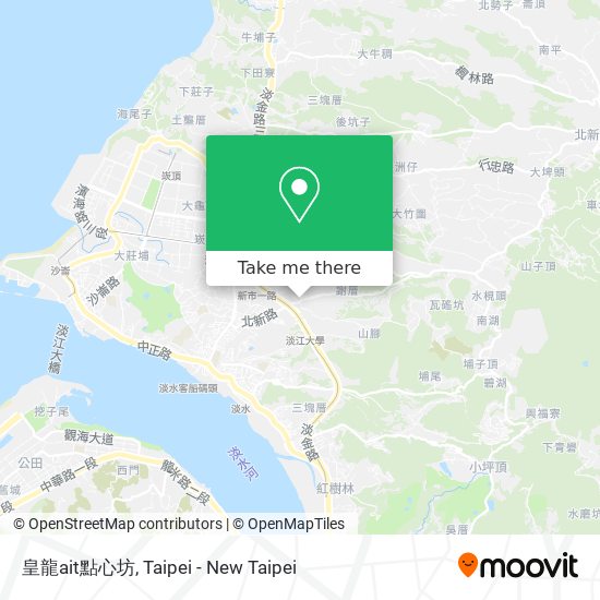 皇龍ait點心坊地圖