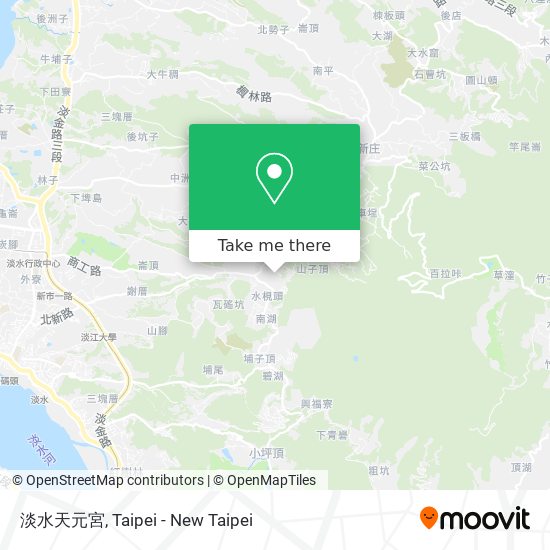 淡水天元宮地圖