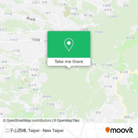 二子山西峰 map