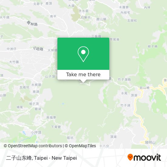 二子山东峰 map
