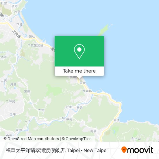 福華太平洋翡翠灣渡假飯店 map