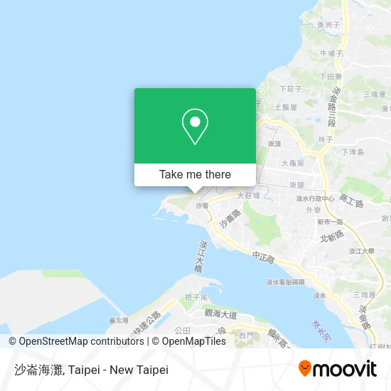 沙崙海灘 map