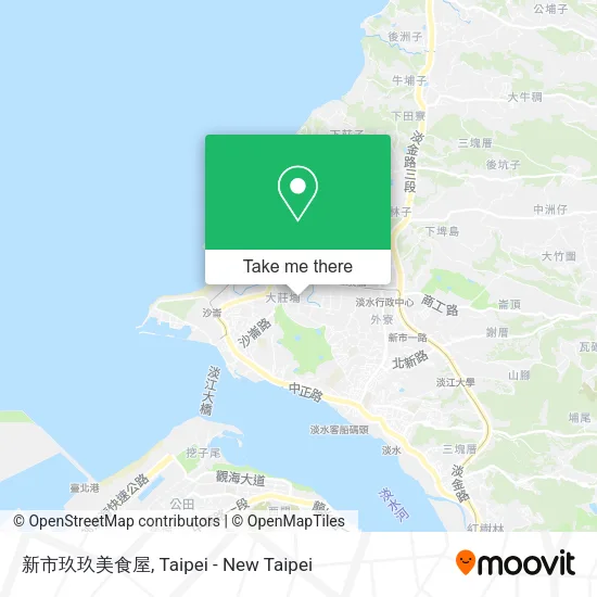 新市玖玖美食屋地圖