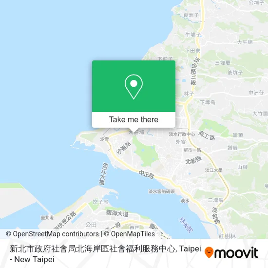 新北市政府社會局北海岸區社會福利服務中心地圖