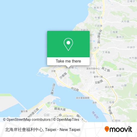 北海岸社會福利中心地圖