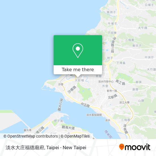 淡水大庄福德廟府 map