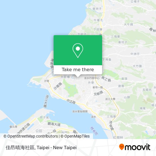 佳昂晴海社區 map
