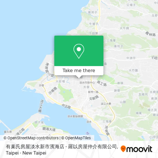 有巢氏房屋淡水新市濱海店 - 羅以房屋仲介有限公司 map